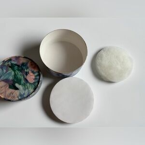 Vintage Avon Nature Dusting Powder Full w Puff Gift for Mom